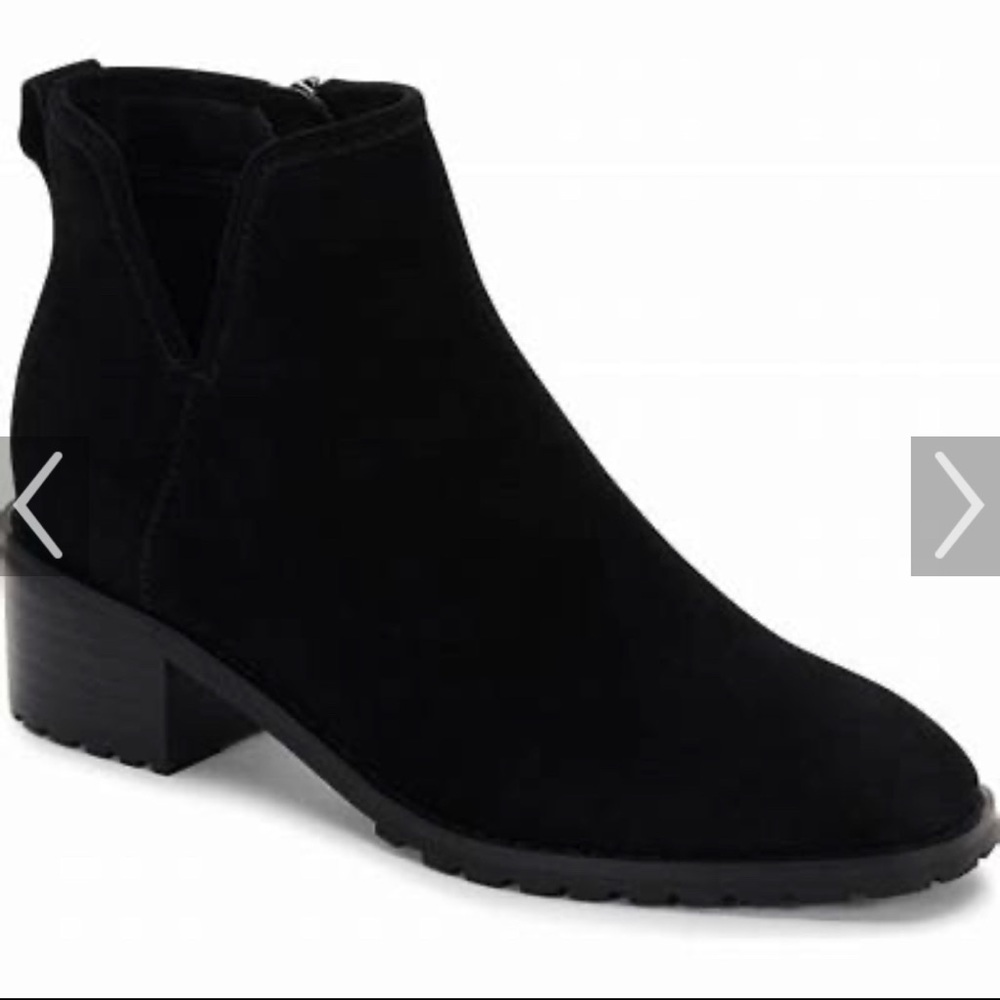 Women's Blondo Waterproof Black Ankle Booties Size 7 EUC